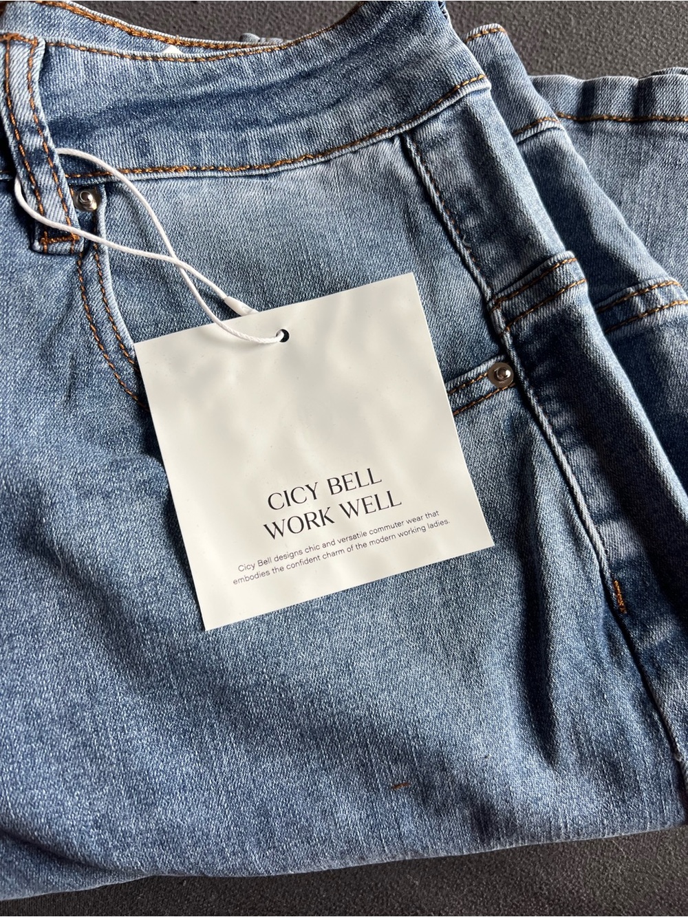 S 10 petite wide leg CICY Bell jeans